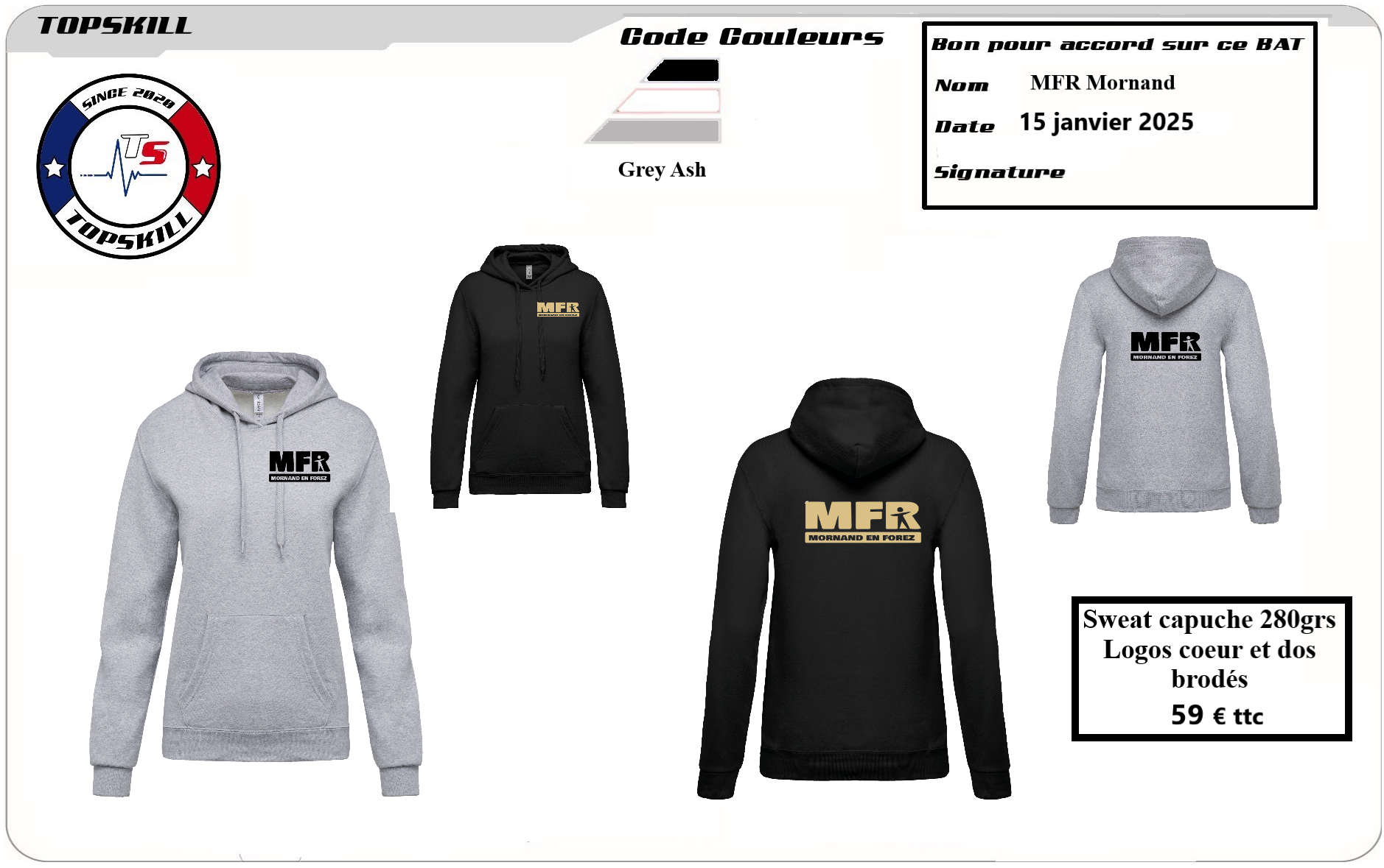Protégé : Sweat Brodé