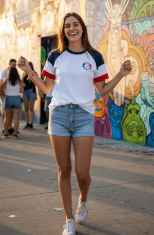 T shirt light sport France femme